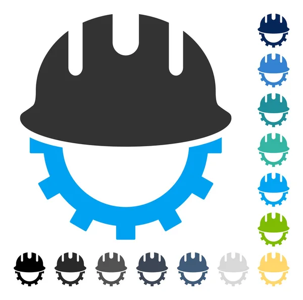 Entwicklung Hardhat Vektor-Symbol — Stockvektor