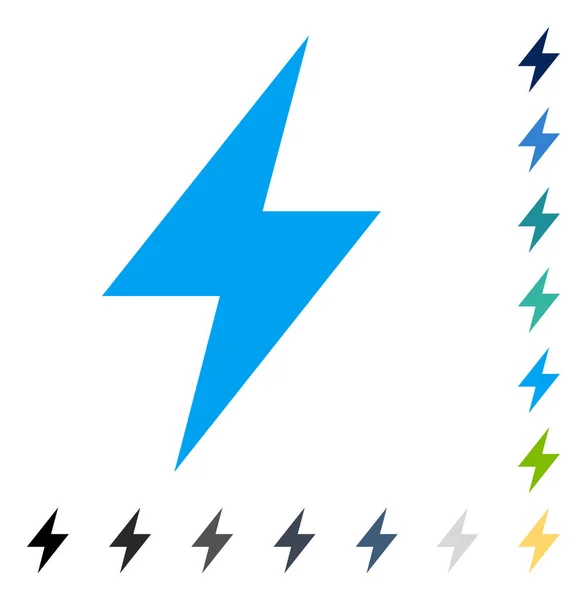 Electric Strike Vector Icon — Stock Vector