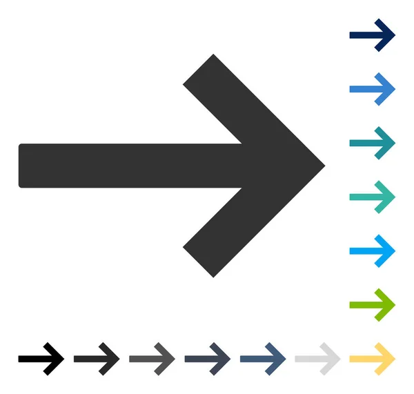 Pfeil-Vektor-Symbol rechts — Stockvektor