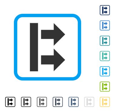 Doğru çerçeveli vektör simge getir