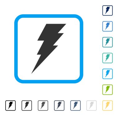 Çerçeveli vektör simge yürütmek