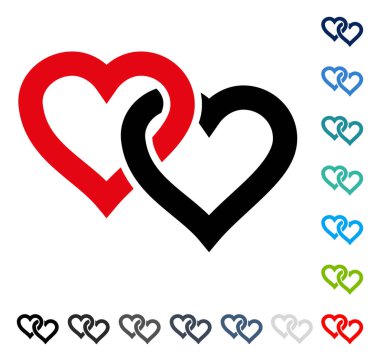 Bağlantılı kupa vektör simgesi