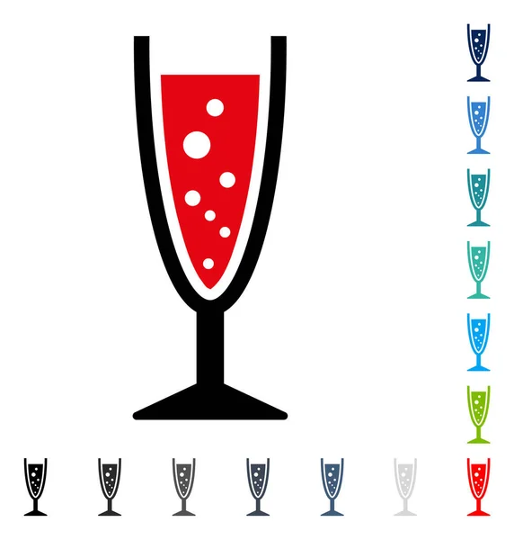 Champagneglas vektor Icon — Stock vektor
