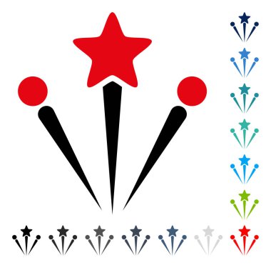 Selam Fireworks vektör simgesi