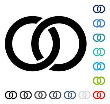 Alyans vektör simgesi