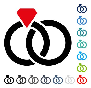 Alyans vektör simgesi