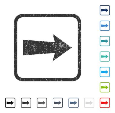 Ok sağ simge kauçuk filigran