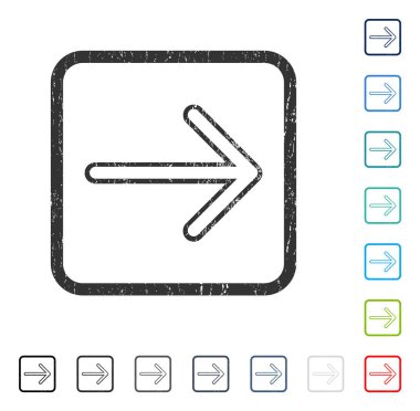 Ok sağ simge kauçuk filigran
