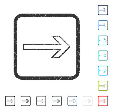 Ok sağ simge kauçuk filigran