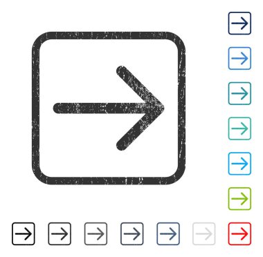 Ok sağ simge kauçuk filigran