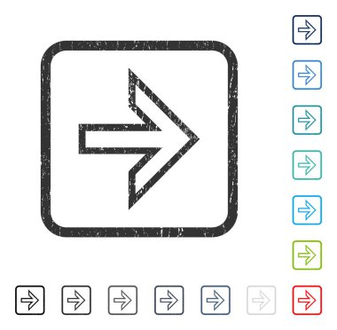 Ok sağ simge kauçuk filigran