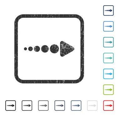 Ok sağ simge kauçuk filigran