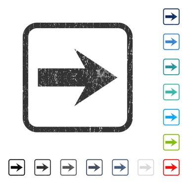 Ok sağ simge kauçuk filigran