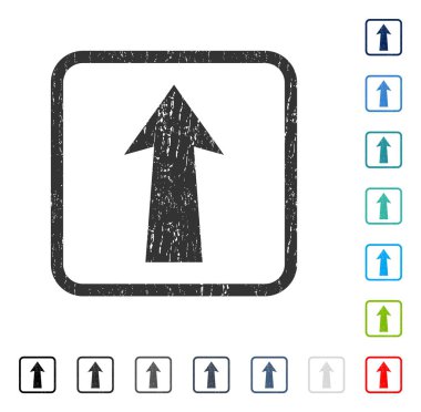 Simge kauçuk filigran yukarı ok