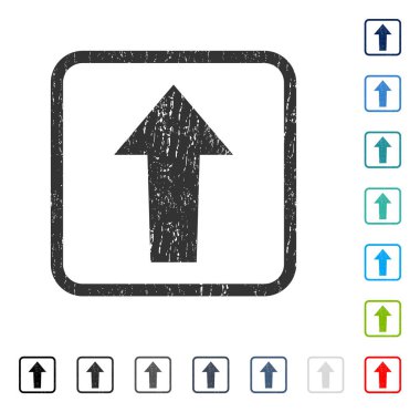 Simge kauçuk filigran yukarı ok