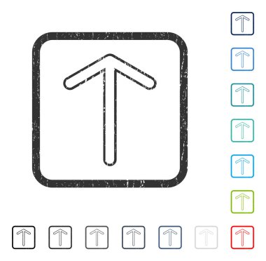 Simge kauçuk filigran yukarı ok