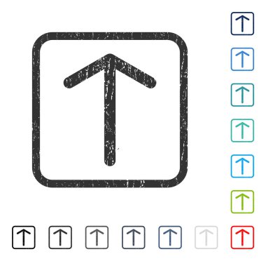 Simge kauçuk filigran yukarı ok