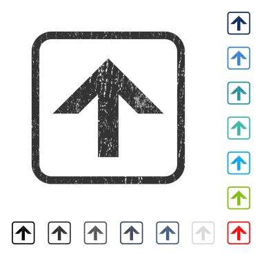 Simge kauçuk filigran yukarı ok