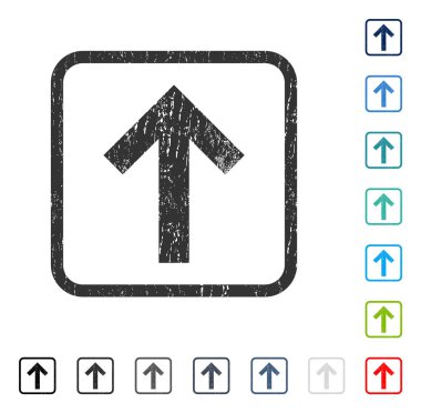 Simge kauçuk filigran yukarı ok