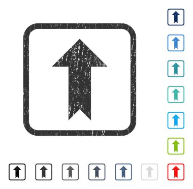 Simge kauçuk filigran yukarı ok