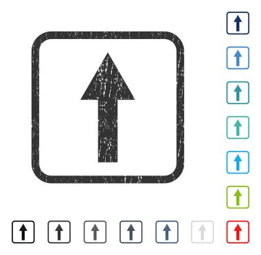 Simge kauçuk filigran yukarı ok