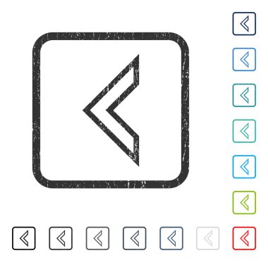 Ok ucu sol simgesi kauçuk filigran
