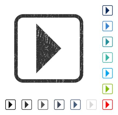 Ok ucu sağ simge kauçuk filigran