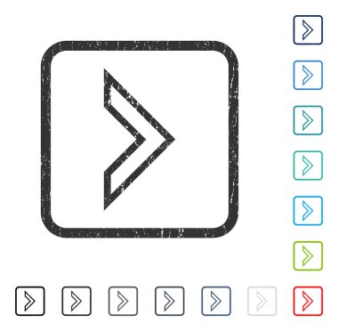 Ok ucu sağ simge kauçuk filigran