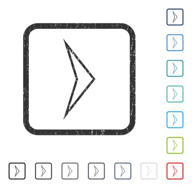 Ok ucu sağ simge kauçuk filigran