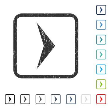 Ok ucu sağ simge kauçuk filigran