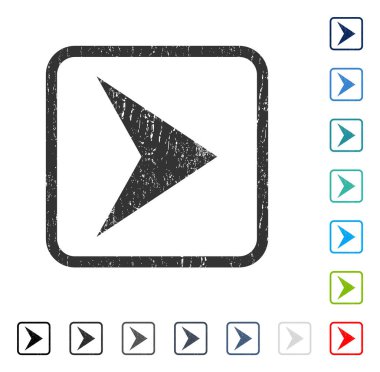 Ok ucu sağ simge kauçuk filigran