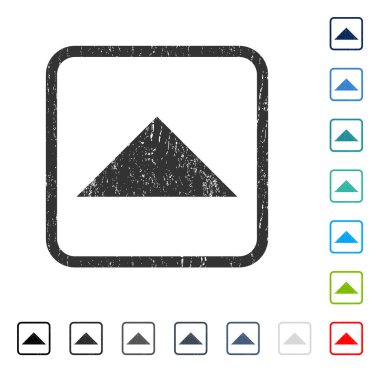 Simge kauçuk filigran yukarı ok ucu