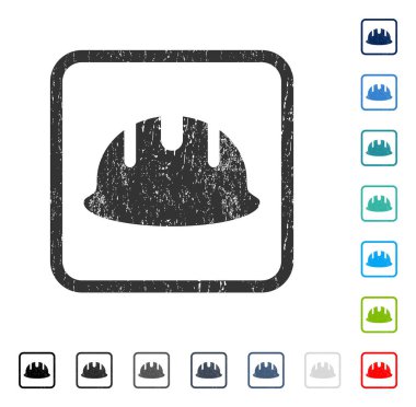 Oluşturucu işçisi simgesi kauçuk filigran