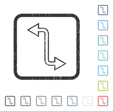 Exchange ok simgesi kauçuk filigran kavisli