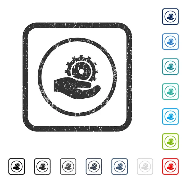 Geliştirme hizmeti simge kauçuk filigran