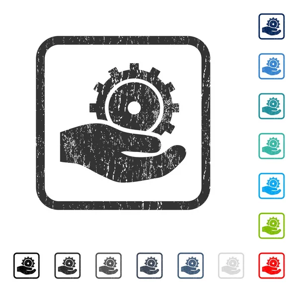 Geliştirme hizmeti simge kauçuk filigran