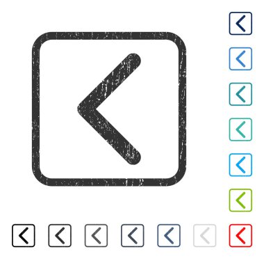 Yön sol simgesi kauçuk filigran