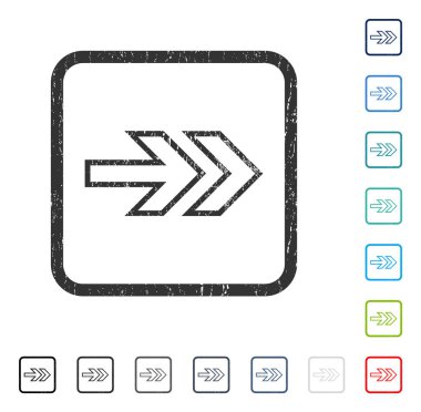 Yön sağ simge kauçuk filigran