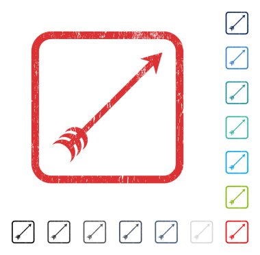 Ok simgesi kauçuk filigran