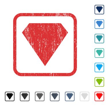 Elmas simgesi kauçuk filigran