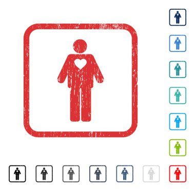 Damat simgesi kauçuk filigran