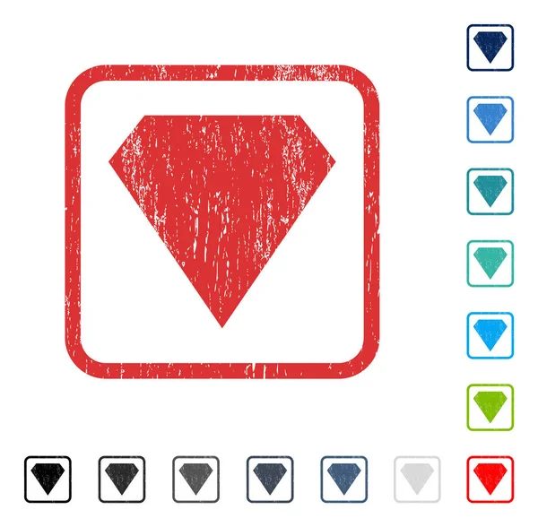 Elmas simgesi kauçuk filigran