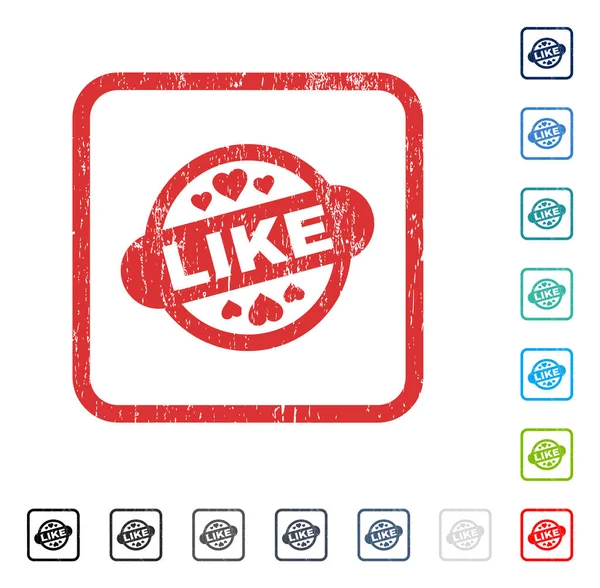 Damga mühür simgesi kauçuk filigran gibi