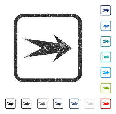 Ok sağ simge kauçuk filigran