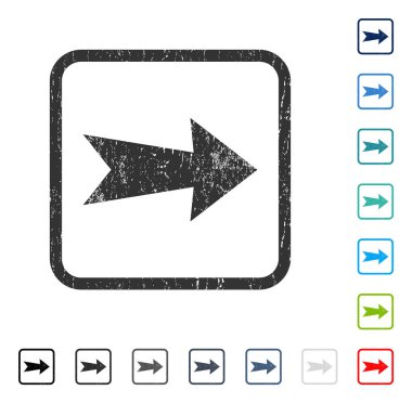 Ok sağ simge kauçuk filigran