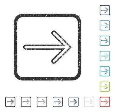 Ok sağ simge kauçuk filigran