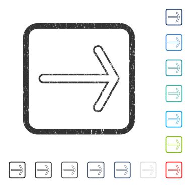 Ok sağ simge kauçuk filigran