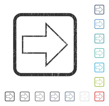 Ok sağ simge kauçuk filigran