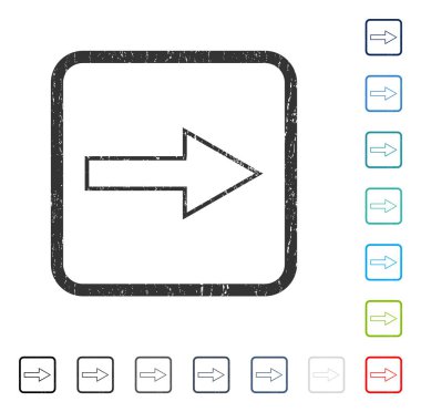 Ok sağ simge kauçuk filigran