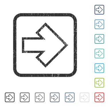 Ok sağ simge kauçuk filigran